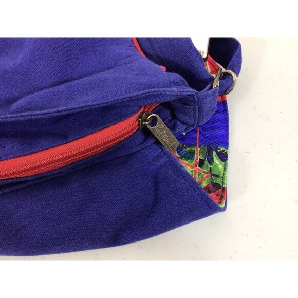 Paul Brent Messenger Bag Purse Tropical Pink Flamingos - Picture 10 of 12